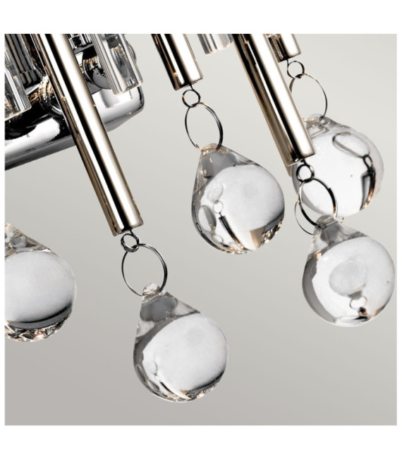 Kichler Cristal Wandleuchte, polierter Chromstahl