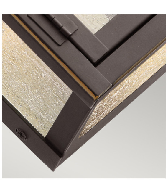 Kichler Außenwandleuchte Aluminium, geriebenes Glas Bronze gerieben
