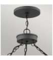Hinkley outdoor pendant light Transparent seeded glass, aged zinc aluminum and driftwood gray