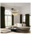 Suspension Hinkley Acier inoxydable,cristal L'or champenois