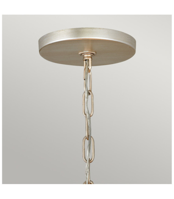 Suspension Hinkley Acier inoxydable,cristal L'or champenois