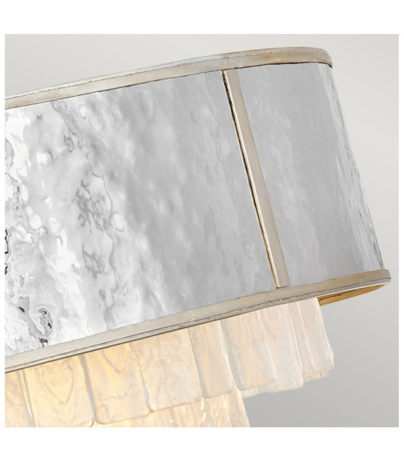 Suspension Hinkley Acier inoxydable,cristal L'or champenois