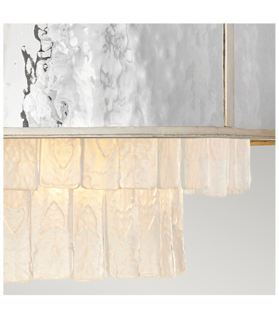 Suspension Hinkley Acier inoxydable,cristal L'or champenois