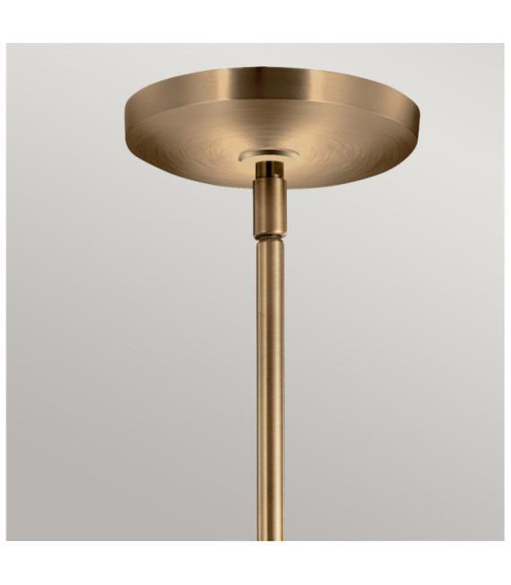 Kichler pendant light Glass, Steel Patinated brass