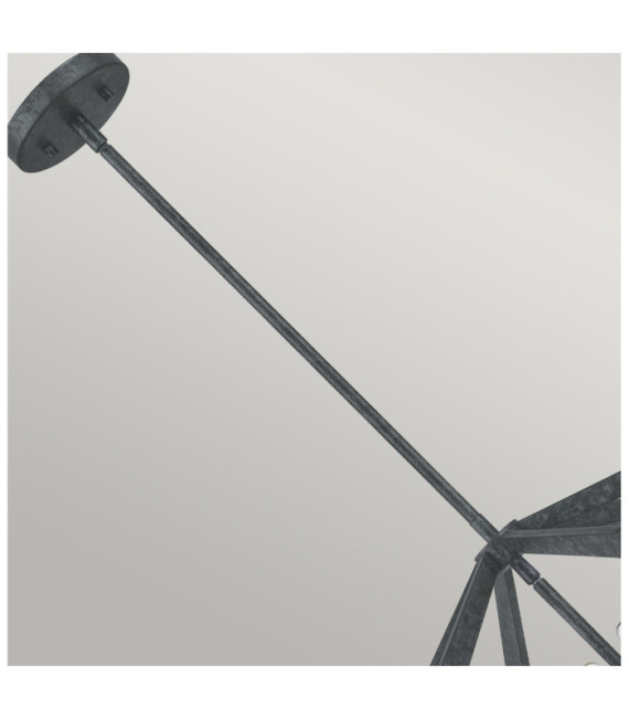 Suspension Quoizel Acier Vieux Noir