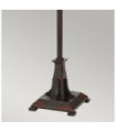 Lampadaire Quoizel Acier,résine,verre d'art Bronze vaillant