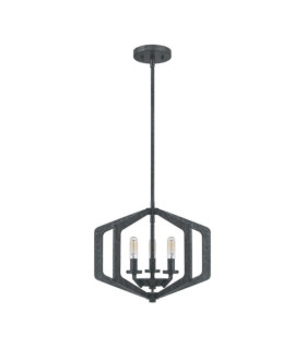 Suspension Quoizel Acier Vieux Noir