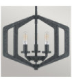 Suspension Quoizel Acier Vieux Noir