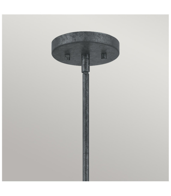 Quoizel Pendant Light Steel Old Black