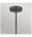 Suspension Quoizel Acier Vieux Noir