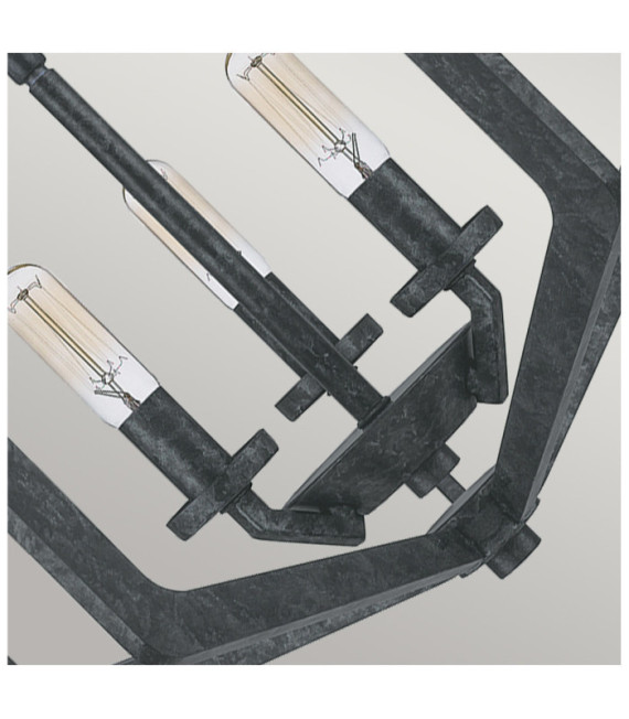 Suspension Quoizel Acier Vieux Noir