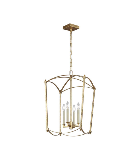 Suspension Feiss Acier Or antique