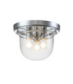 Quoizel Ceiling Light Glass, Polished Chrome Steel