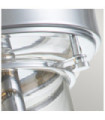 Quoizel Ceiling Light Glass, Polished Chrome Steel