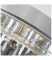Quoizel Ceiling Light Glass, Polished Chrome Steel