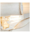 Plafonnier Quoizel Acier Blanc vieilli