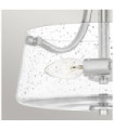 Quoizel Ceiling Light Glass, Polished Nickel Steel