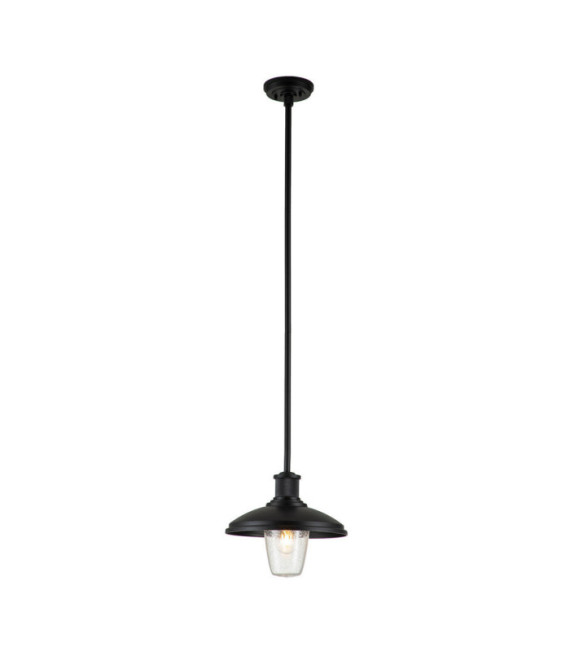 Kichler outdoor pendant light Glass, aluminum, steel, weather-resistant composite Textured black