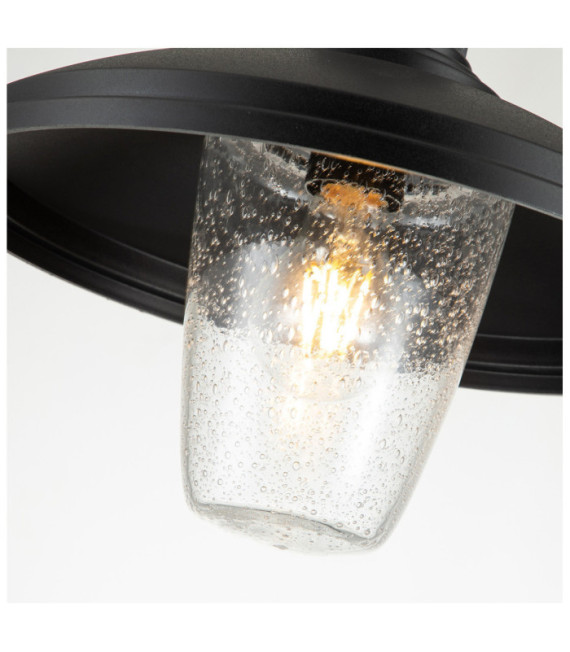 Lampada a sospensione per esterni Kichler Vetro, alluminio, acciaio, materiale composito resistente agli agenti atmosferici Nero