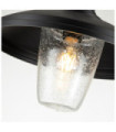 Kichler outdoor pendant light Glass, aluminum, steel, weather-resistant composite Textured black