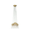 Kichler pendant light Clear glass, steel Brushed brass