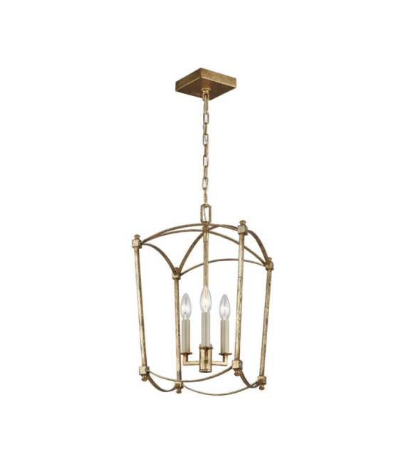 Feiss Pendant Steel Antique Gold