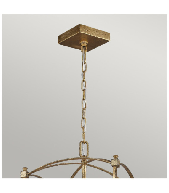 Colgante Feiss Acero Oro Antiguo