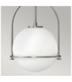 Hinkley Pendant Steel, Opal Glass Brushed Nickel