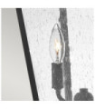 Lampe sur pied extérieur Hinkley Aluminium,laiton,verre grainé transparent Noir