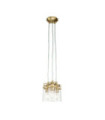 Kichler pendant light Clear glass, steel Brushed brass