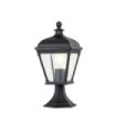 Bayview outdoor floor lamp Aluminum, transparent beveled glass Black