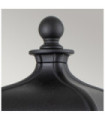 Bayview outdoor floor lamp Aluminum, transparent beveled glass Black