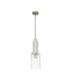Kichler pendant light Clear fluted glass, polished nickel steel
