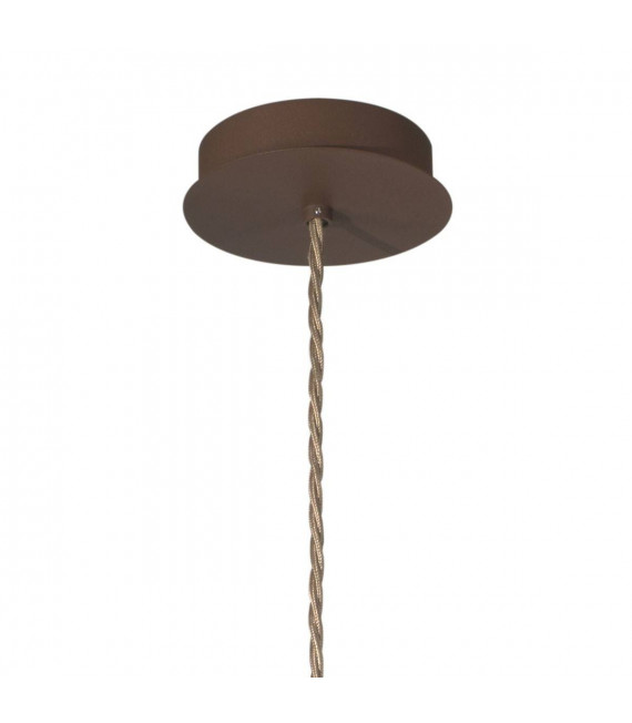 CULT Lampada a sospensione in acciaio Corten 1 lampadina