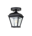 Bayview outdoor floor lamp Aluminum, transparent beveled glass Black