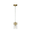 Kichler pendant light Clear glass, steel Brushed brass