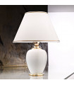 Lampe de table GIARDINO ivoire 1 ampoule