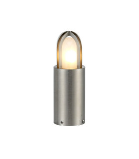 Lampe sur pied extérieur Paignton Verre dépoli,acier inoxydable 316 Acier inoxydable (argent)
