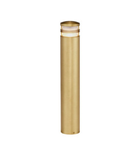 Newbrighton Outdoor Floor Lamp Polycarbonate Lens, Brass Antique Brass