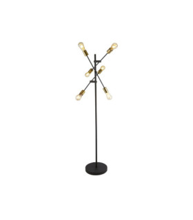 Lampadaire Acier Sable Noir