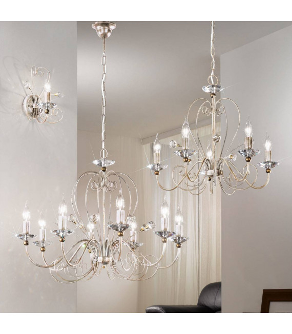 Applique murale ROSSANA Champagne/Or 1 ampoule
