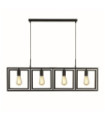 Plaza pendant light Mild steel Matt black
