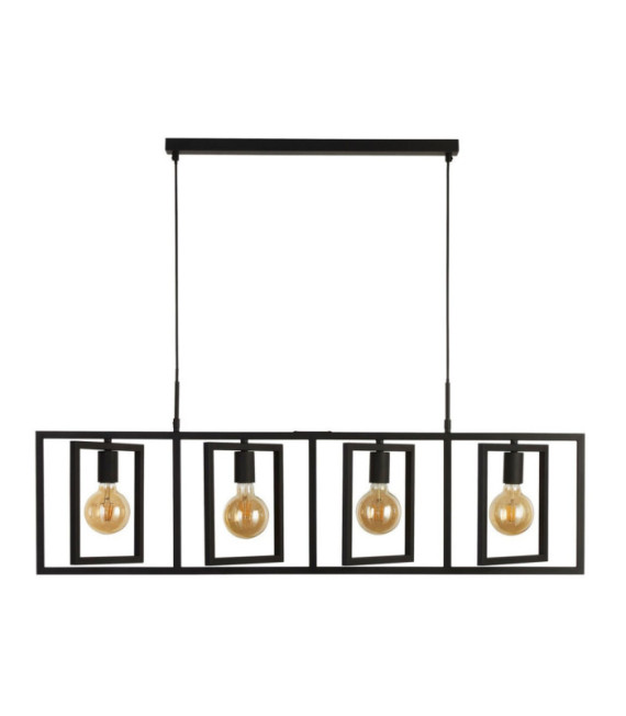 Suspension Plaza Acier doux Noir mat