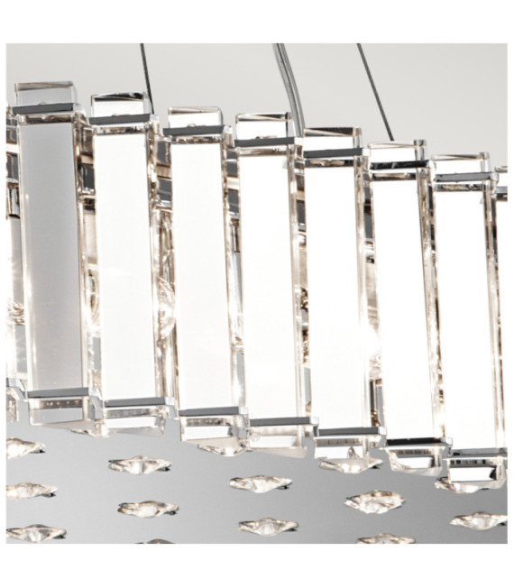 Suspension Crystal Cristal Chrome