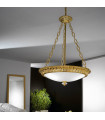 Suspension classique MILADY or Français 3 ampoules
