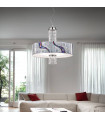 Suspension design EMOZIONE chrome 6 ampoules