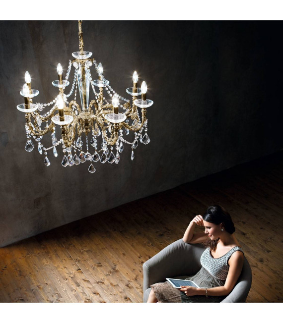 CONTARINI CRYSTAL Chandelier 8 lights - 3