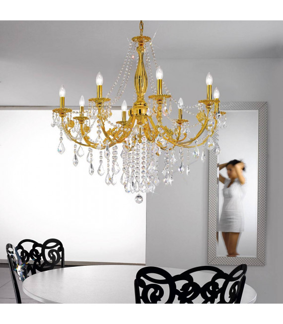 PISANI CRYSTAL Chandelier 8 lights - 2
