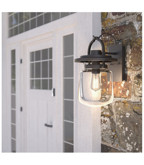 Quoizel exterior wall light Transparent glass, aluminum Western bronze
