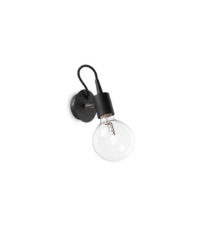 Edison Wandleuchte Schwarz